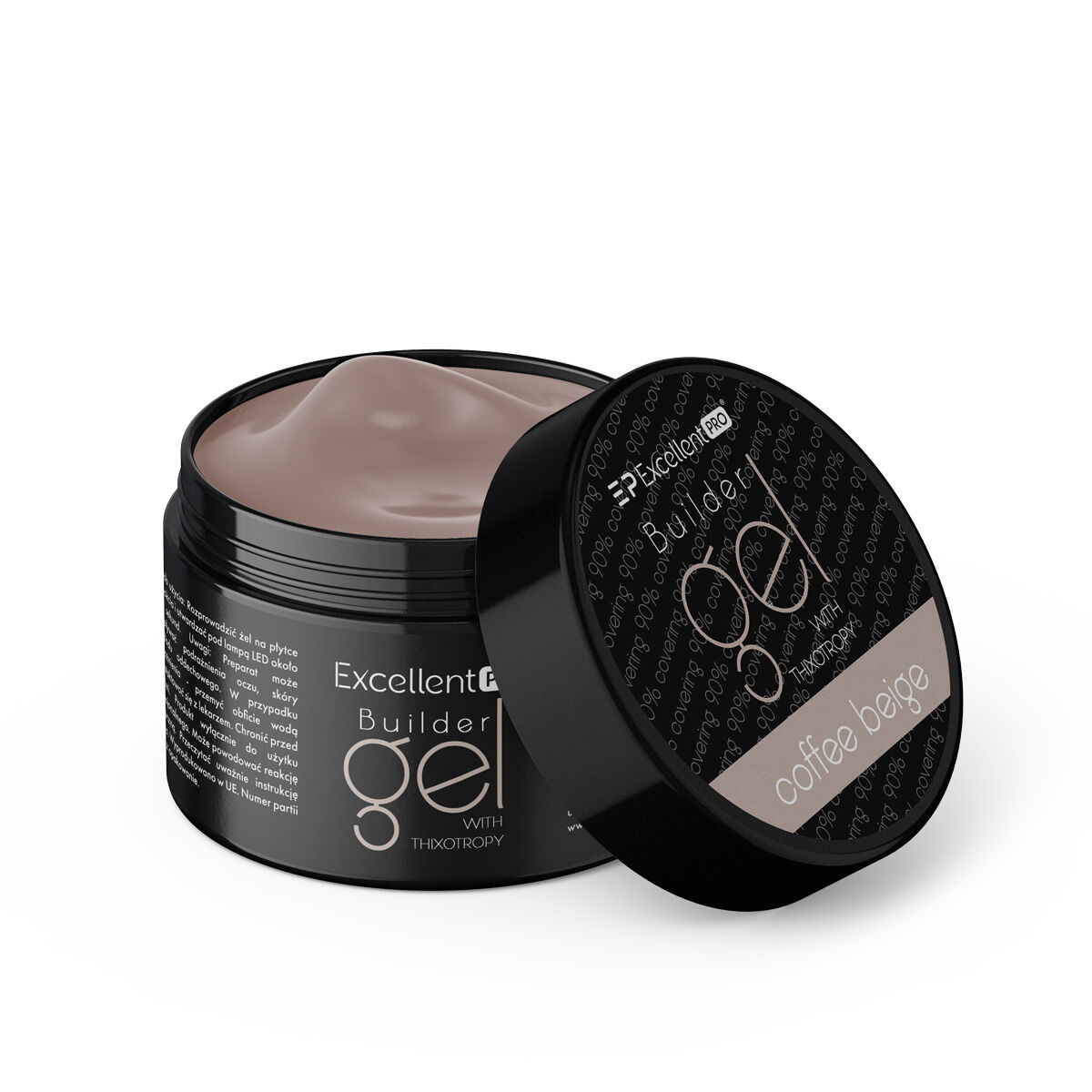 01.08.2024 - Excellent PRO Builder gel with thixotropy Coffee Beige