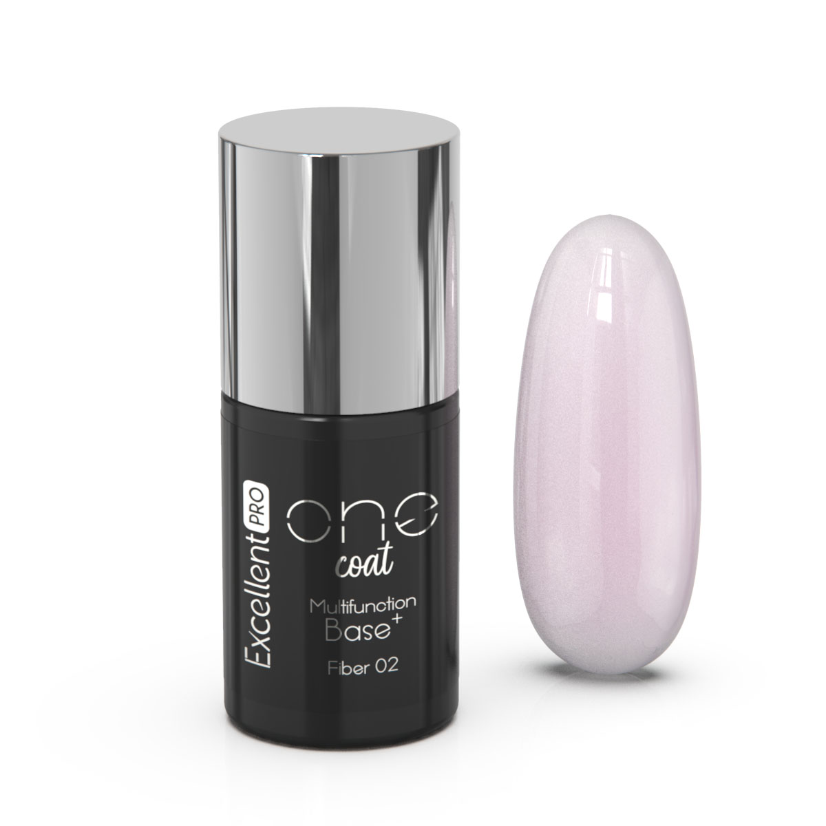 Excellent PRO One Coat Multifunction Fiber Base Delicate Pink (02) 7g