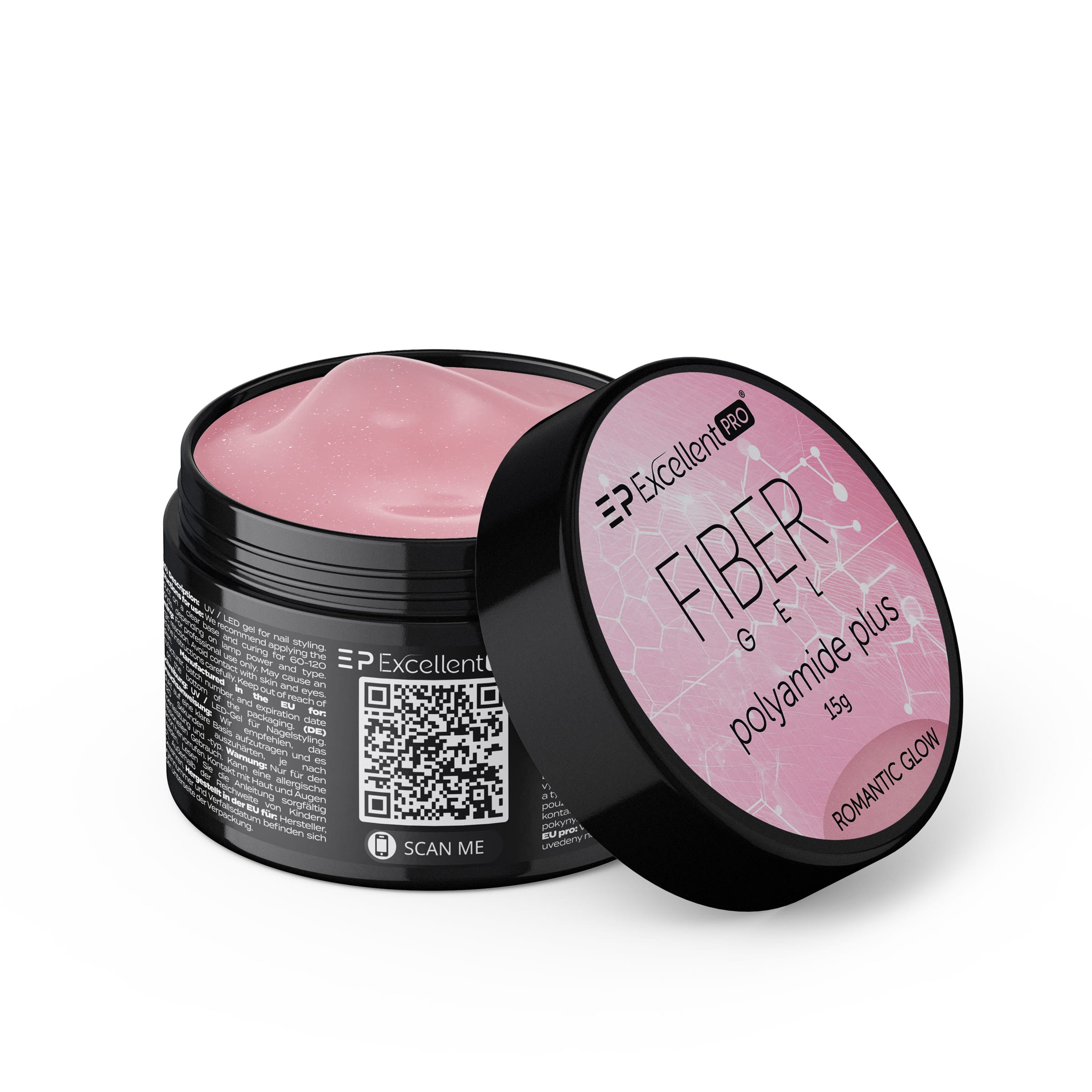 Excellent PRO Fiber Gel Polyamide Plus ROMANTIC GLOW  15g