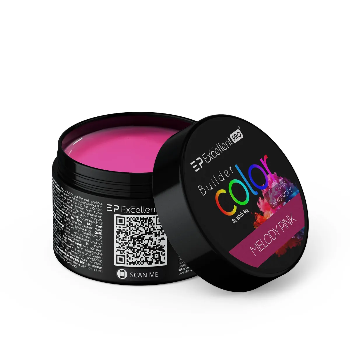 Excellent PRO Builder Color With Thixotropy Melody Pink 15g