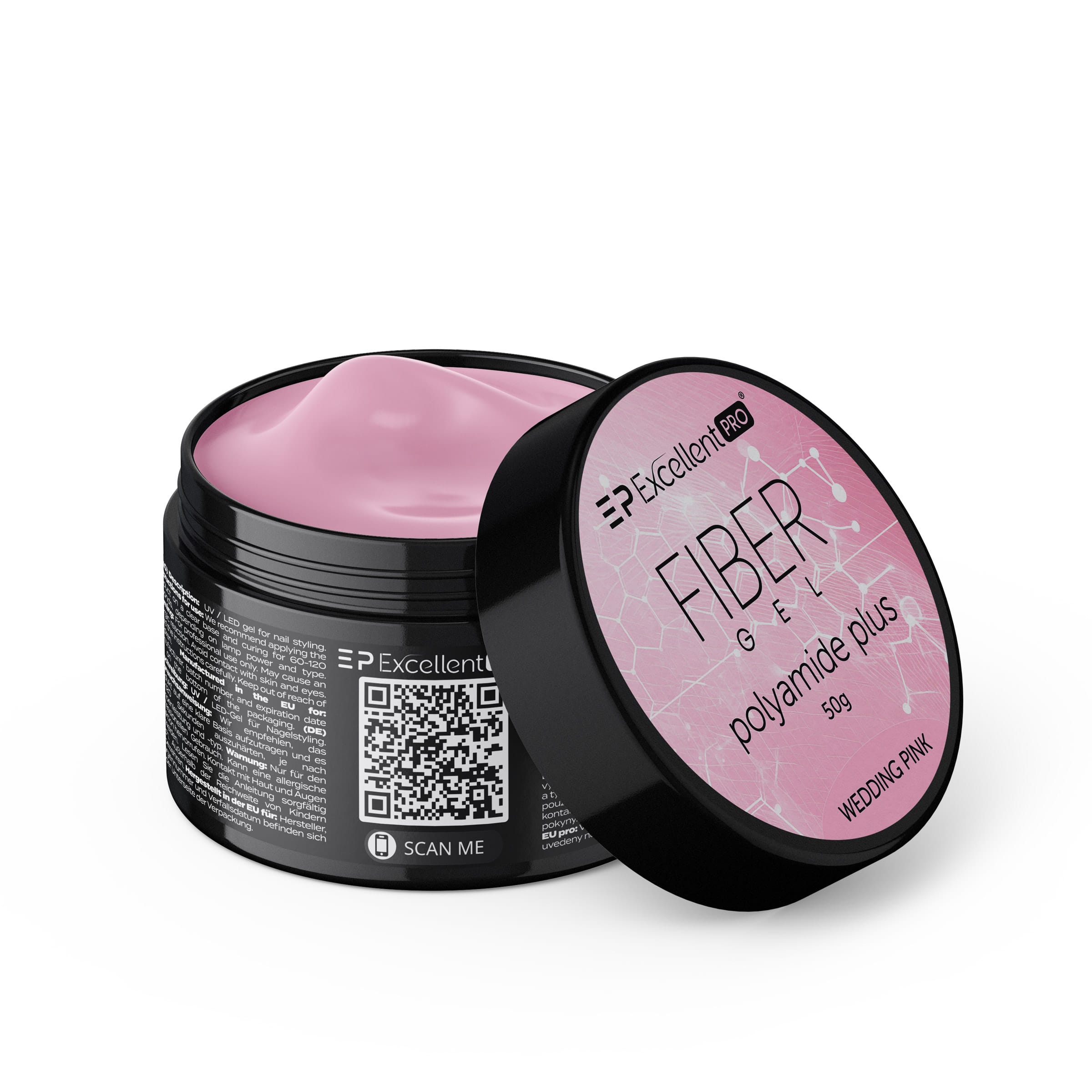 Excellent PRO Fiber Gel Polyamide Plus WEDDING PINK  50g