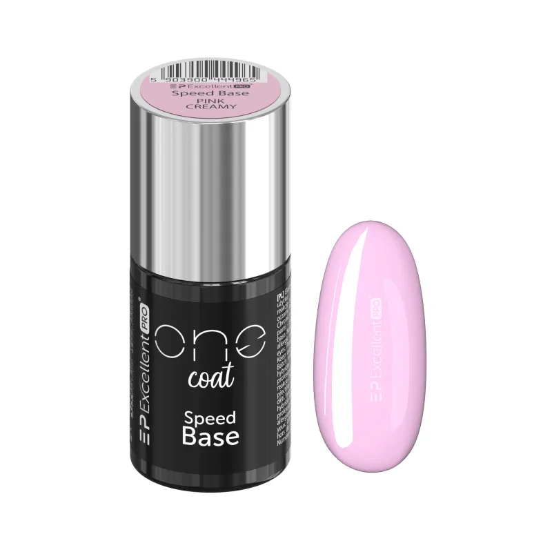 Excellent PRO One Coat Speed Base Pink Creamy 7g