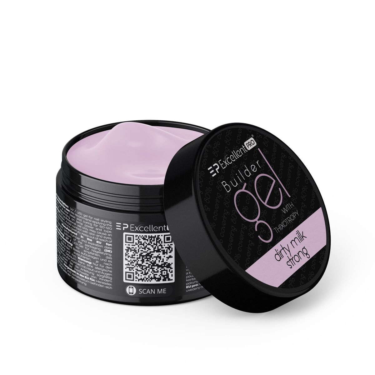 Excellent PRO Builder Gel With Thixotropy Dirty Milk Strong 50g