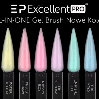 Excellent PRO ALL-IN-ONE Gel Brush Rose Garden 11g - 2