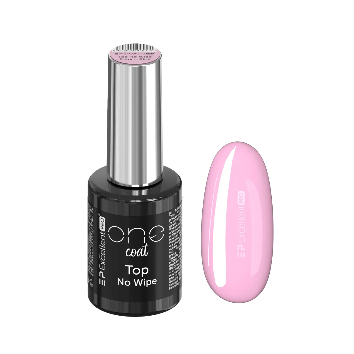 Excellent PRO One Coat Top No Wipe French Pink 11g