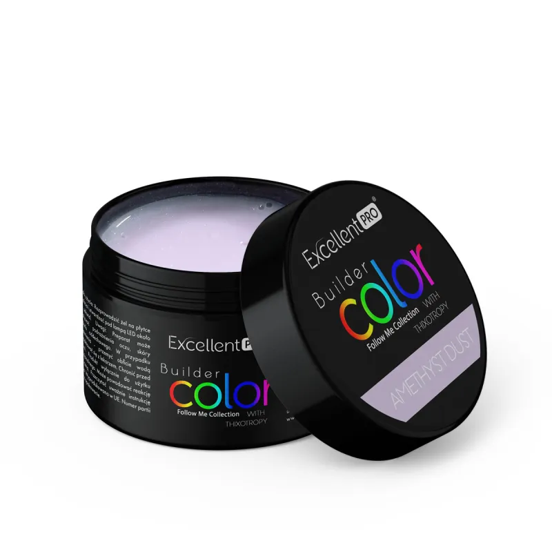 Excellent PRO Builder Color With Thixotropy Amethyst Dust 15g