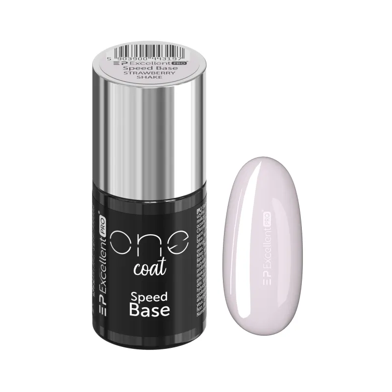 Excellent PRO One Coat Speed Base Strawberry Shake 7g