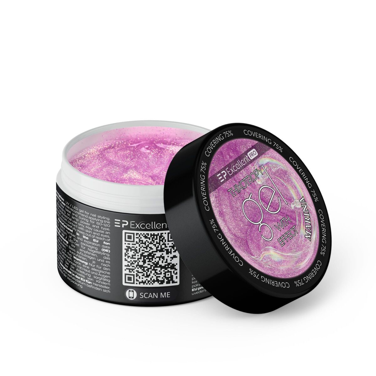 Excellent PRO Thixotropy gel with effect MARINA 15g