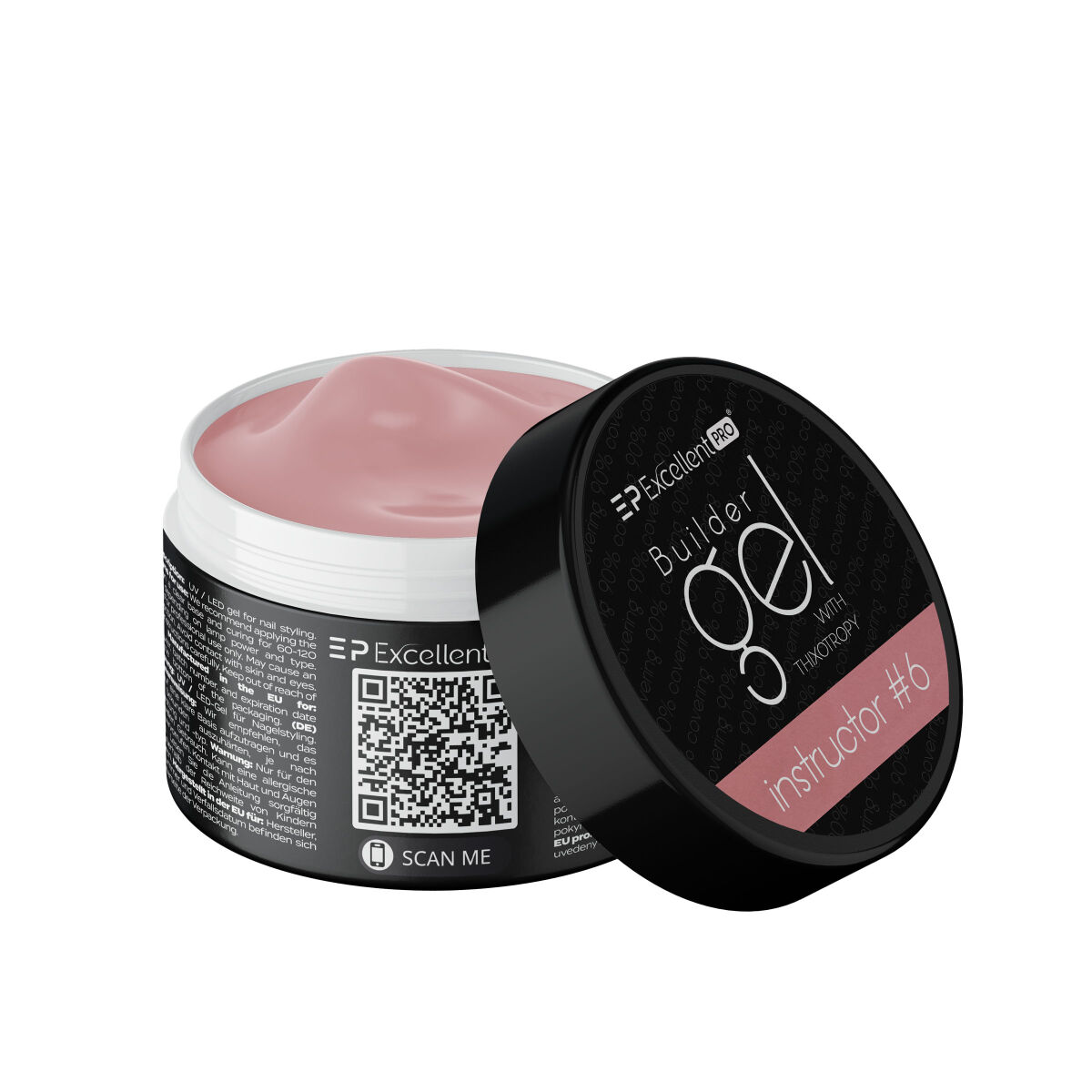 Excellent PRO Builder gel with thixotropy Instructor #6 MENTOR COVER 15g