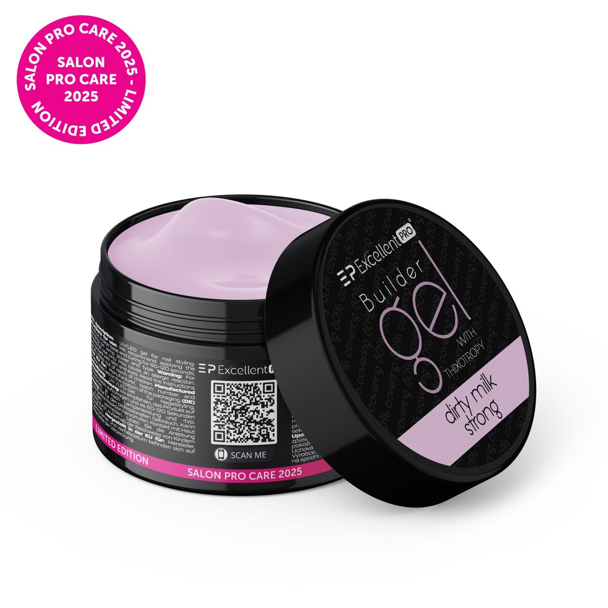 (SPC) Excellent PRO Builder gel with thixotropy Dirty Milk Strong 50g