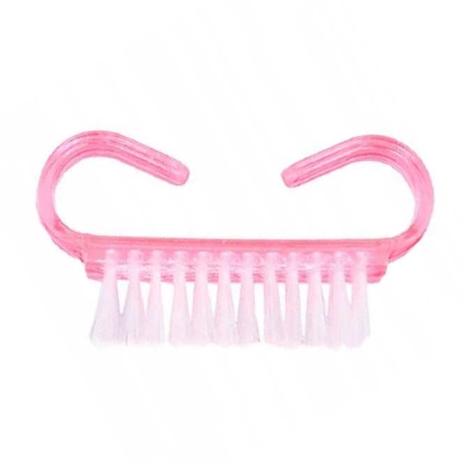 Szczoteczka do paznokci mini różowa