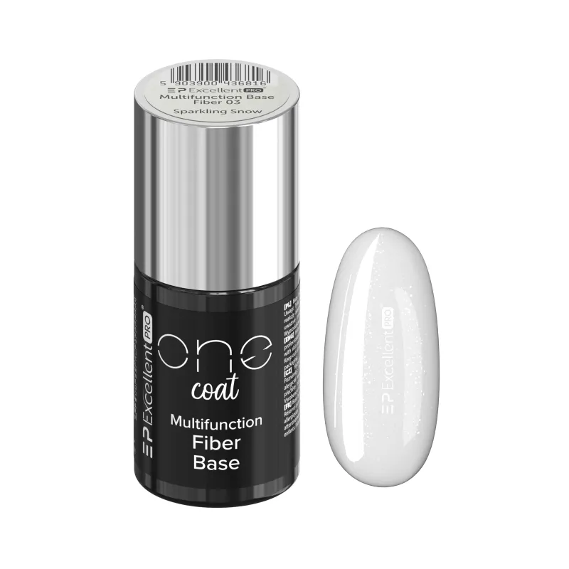 Excellent PRO One Coat Multifunction Fiber Base Sparkling Snow (03) 7g
