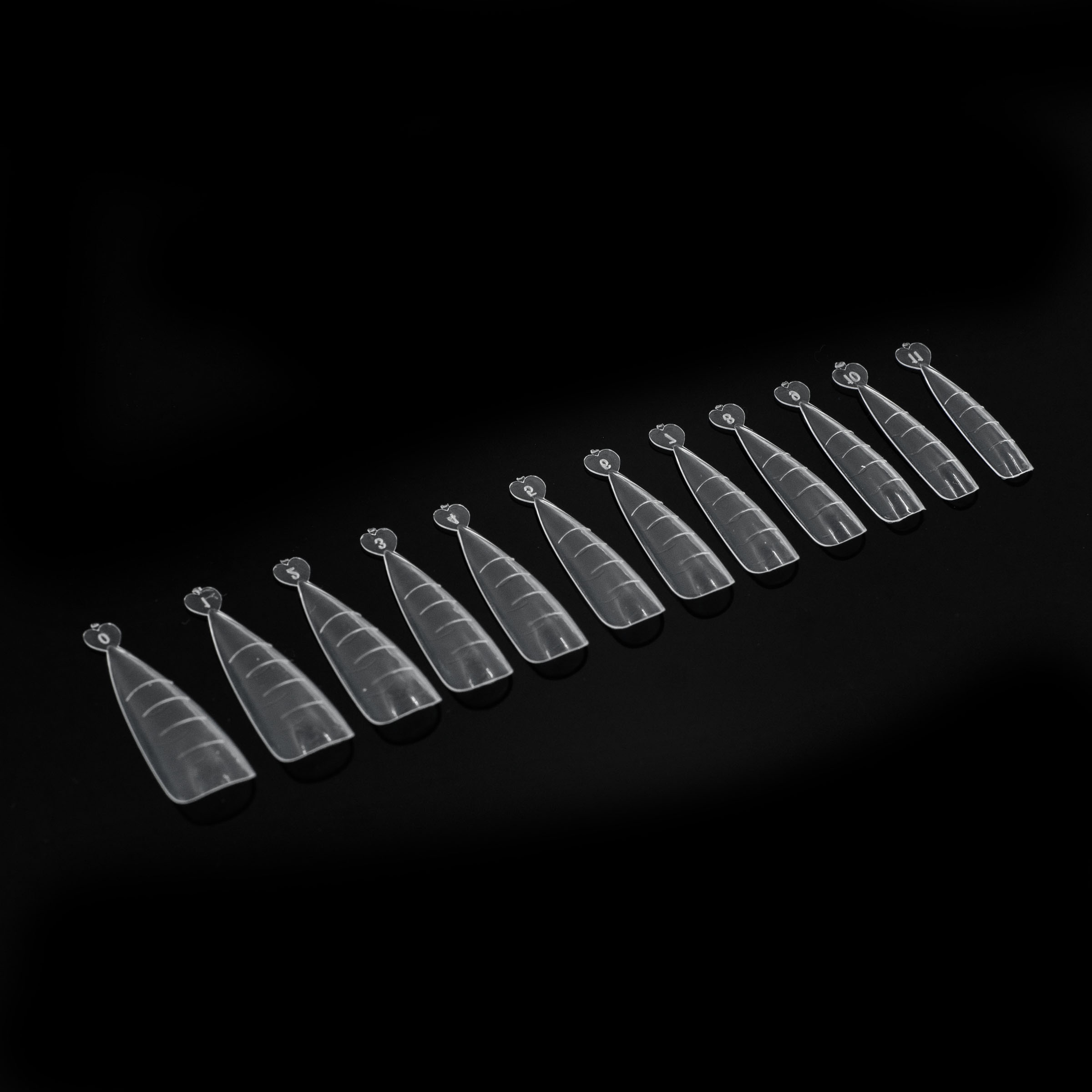 Excellent PRO Formy górne dual form almond clear 120 szt - 2