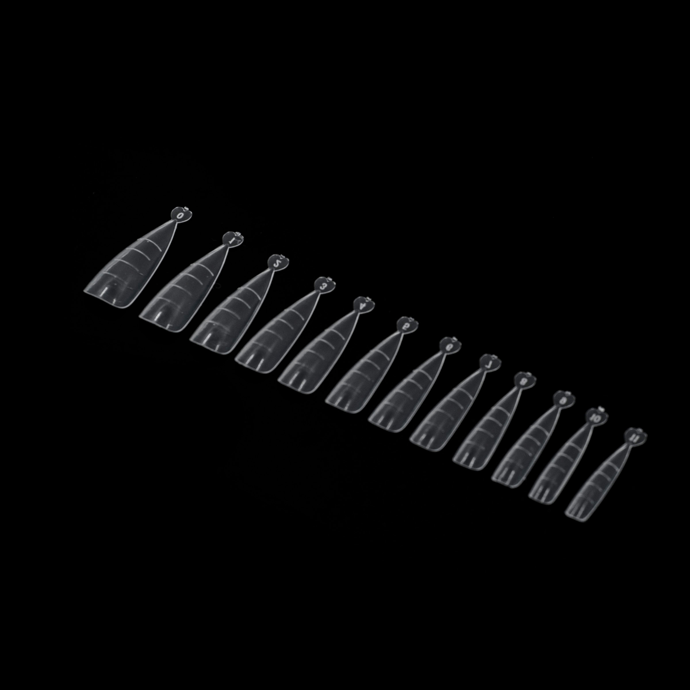 Excellent PRO Formy górne dual form almond clear 120 szt - 3