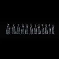 Excellent PRO Formy górne dual form almond clear 120 szt - 4