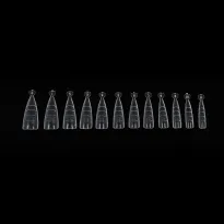 Excellent PRO Formy górne dual form almond clear 120 szt - 4