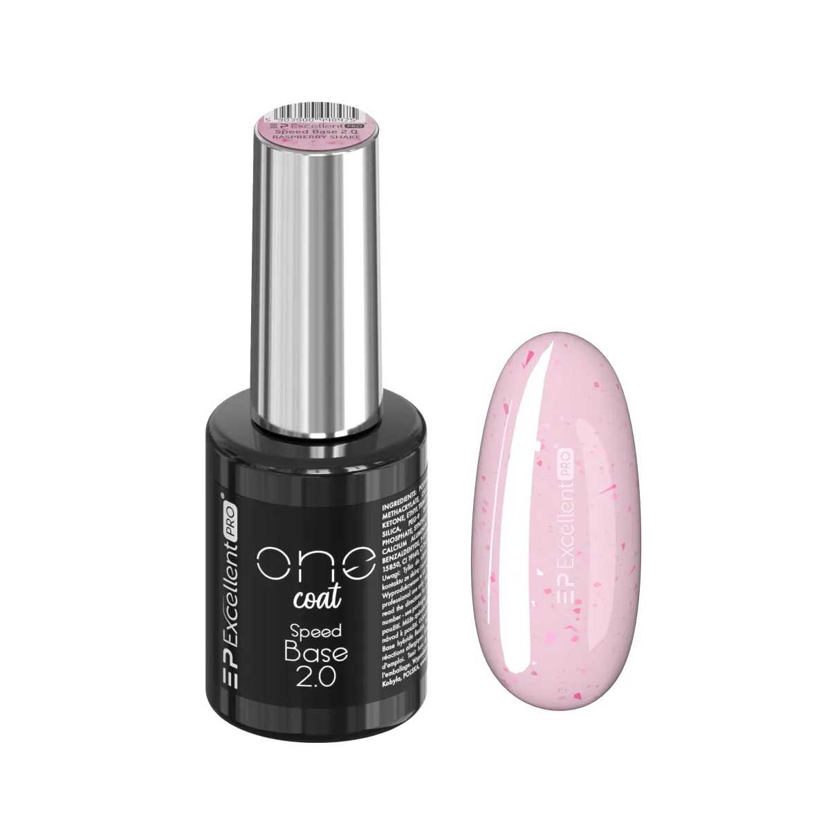 Excellent PRO One Coat Speed Base 2.0 RASPBERRY SHAKE 11g
