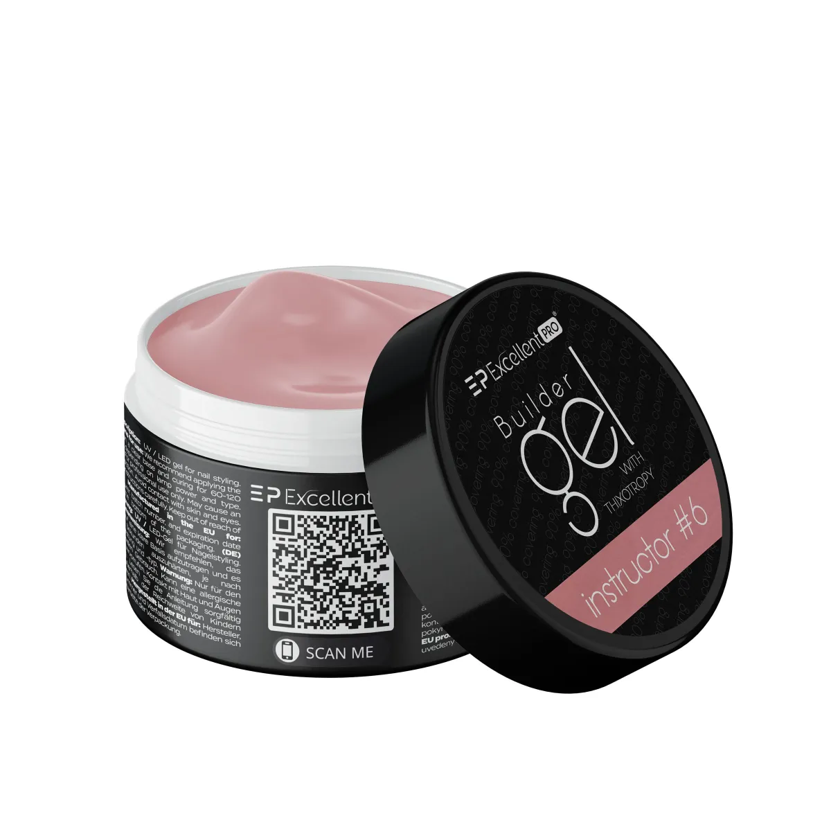 Excellent PRO Builder gel with thixotropy Instructor #6 MENTOR COVER 50g