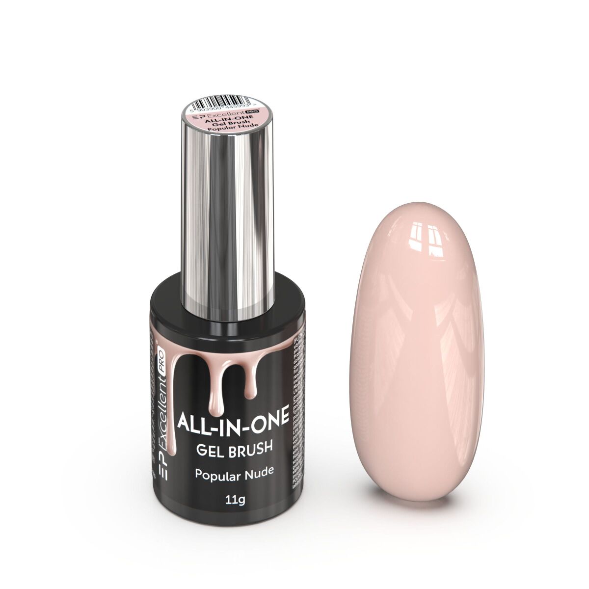 Excellent PRO ALL-IN-ONE Gel Brush Popular Nude 11g