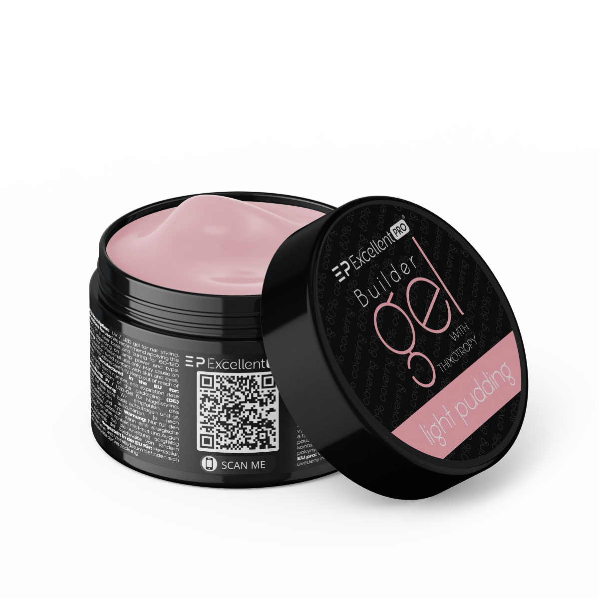 Excellent PRO Builder gel with thixotropy light pudding 15g