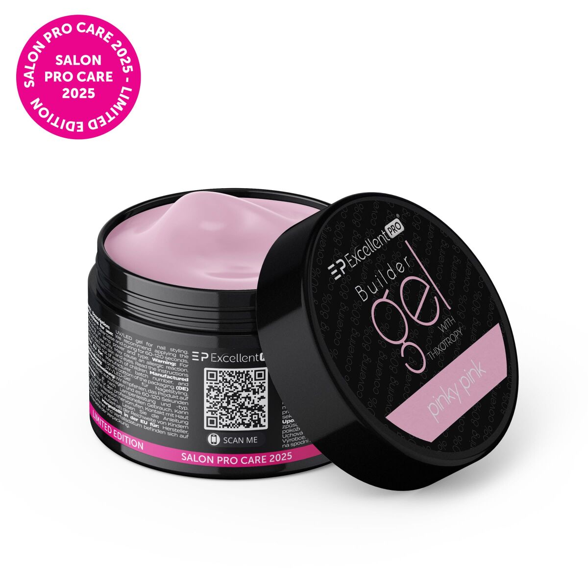 (SPC) Excellent PRO Builder gel with thixotropy Pinky Pink 50g