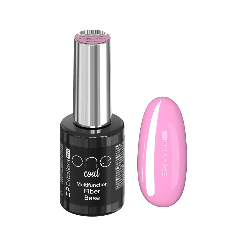 Excellent PRO One Coat Multifunction Fiber Base STRONG PINK (12) 11g