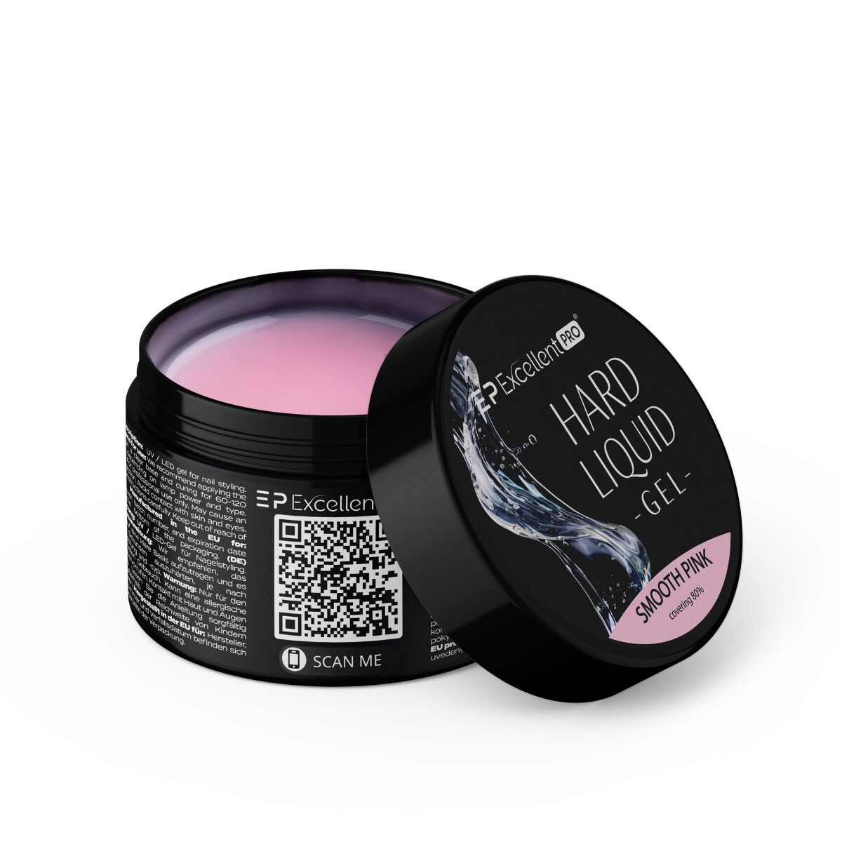 Excellent PRO Hard Liquid Gel Smooth Pink 30g