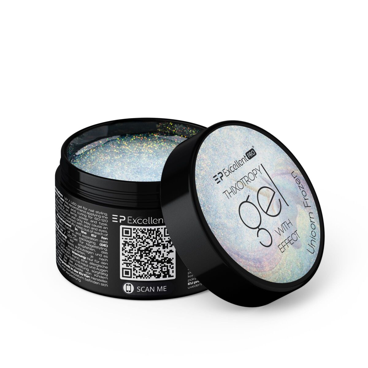 Excellent PRO Thixotropy gel with effect Unicorn Frozen 50g