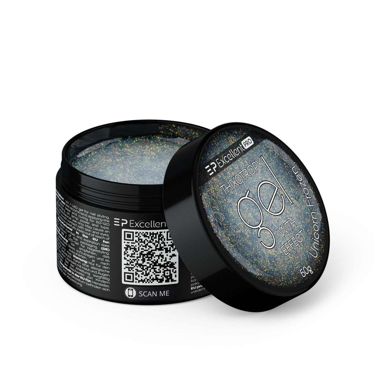 Excellent PRO Thixotropy gel with effect Unicorn Frozen 50g