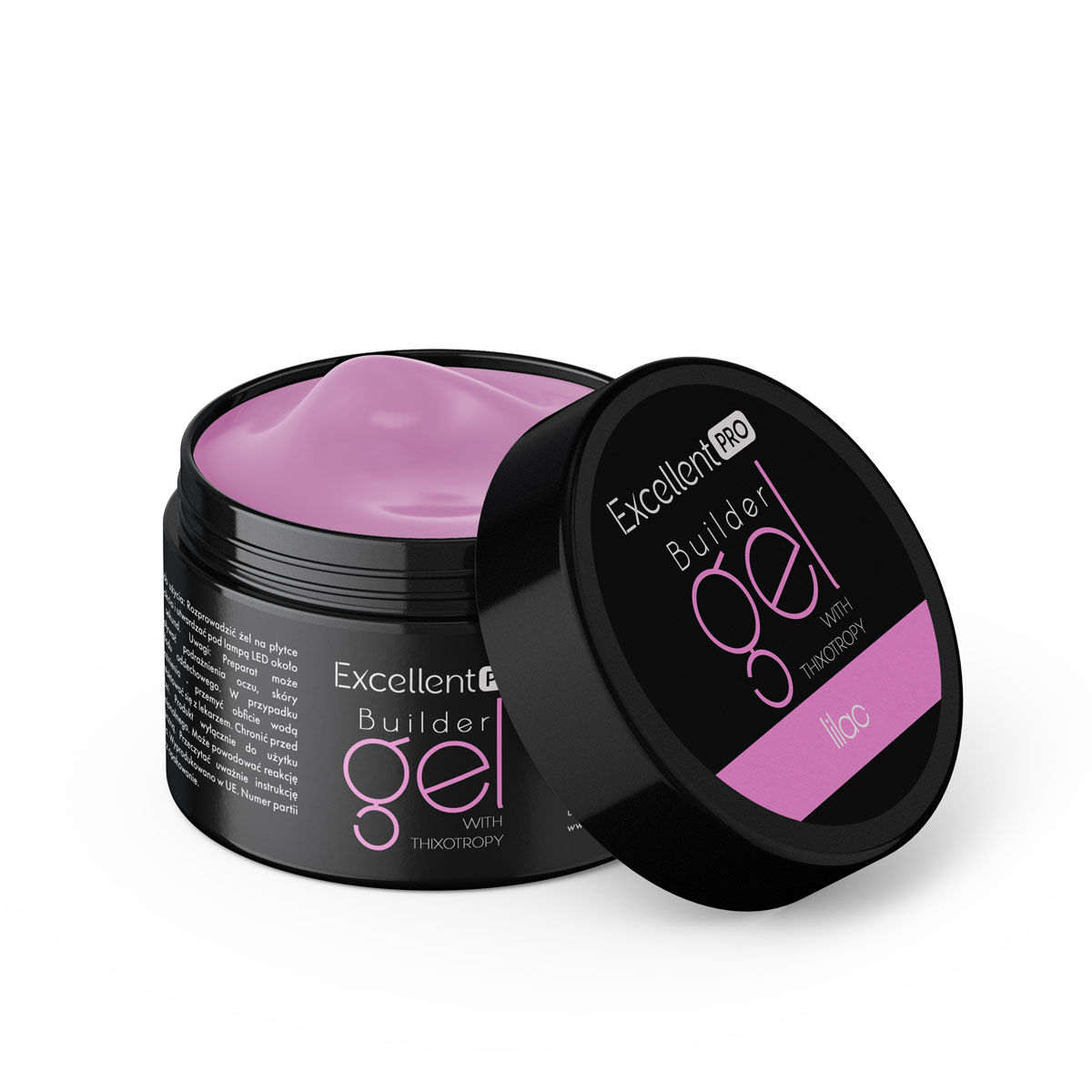 Excellent PRO Builder gel with thixotropy lilac 15g