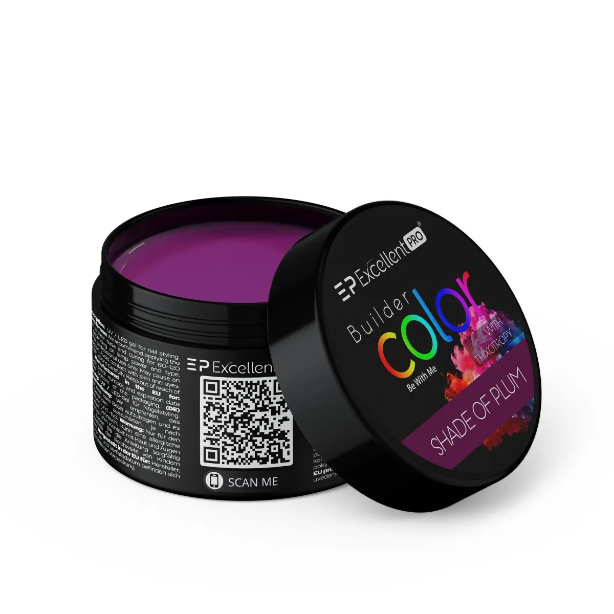 Excellent PRO Builder Color With Thixotropy Shade Of Plum 15g