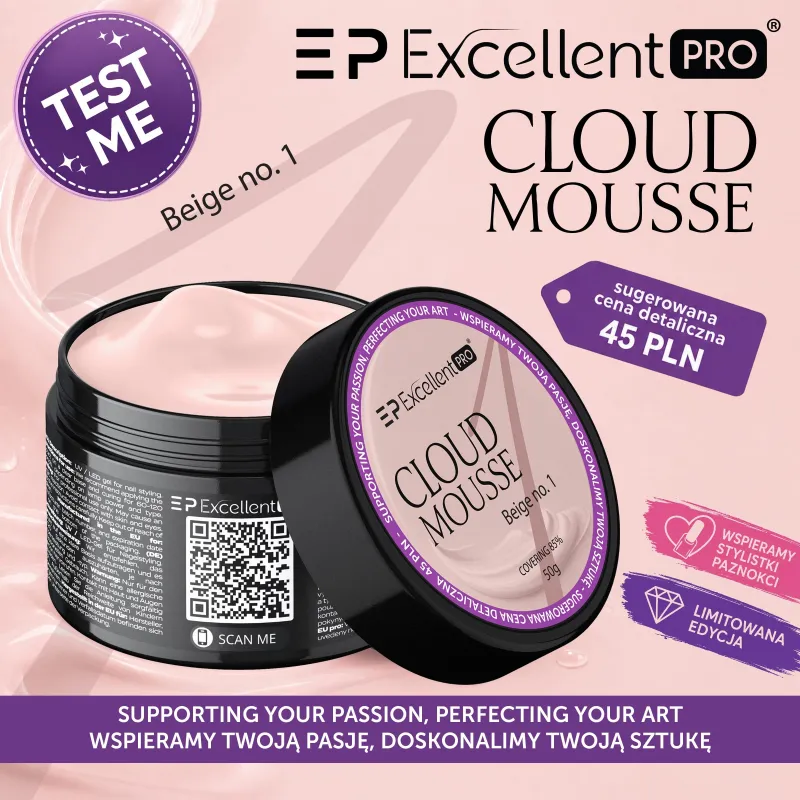 Excellent PRO Cloud Mousse Beige no. 1 50g