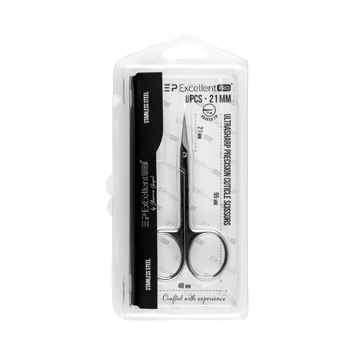 Excellent PRO UltraSharp Precision Cuticle Scissors 21mm (UPCS)