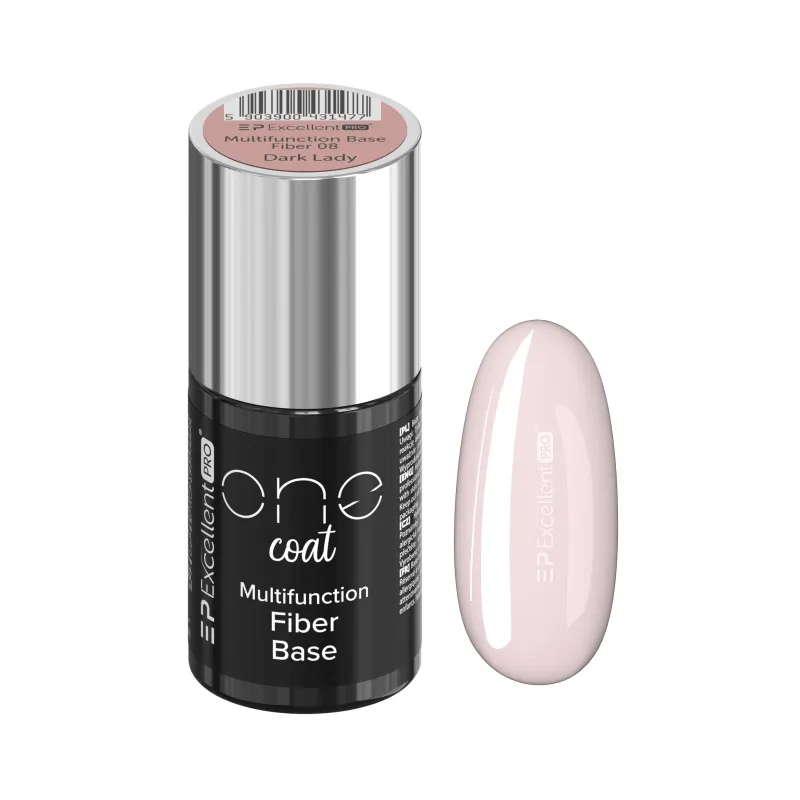 Excellent PRO One Coat Multifunction Fiber Base Dark Lady (08) 7g