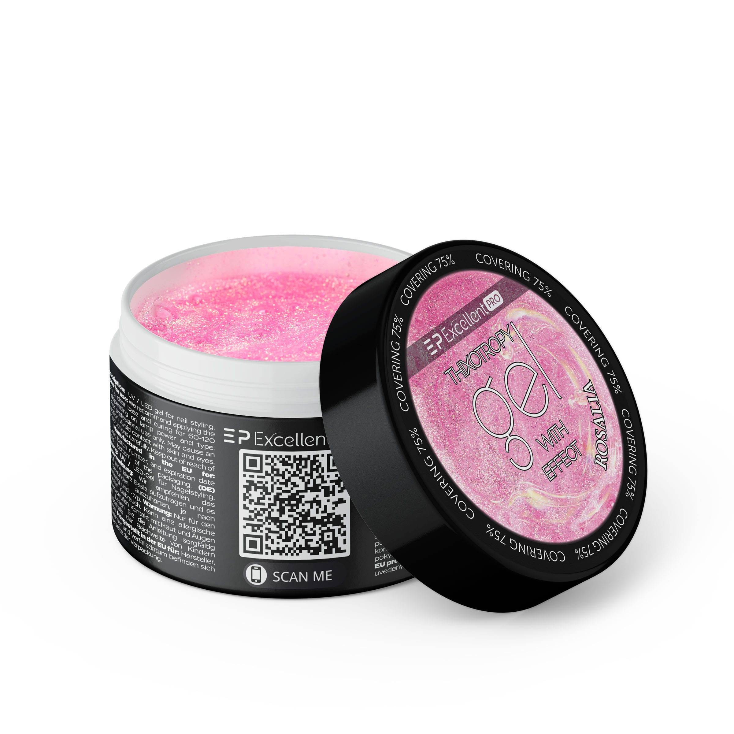 Excellent PRO Thixotropy gel with effect ROSALIA 15g