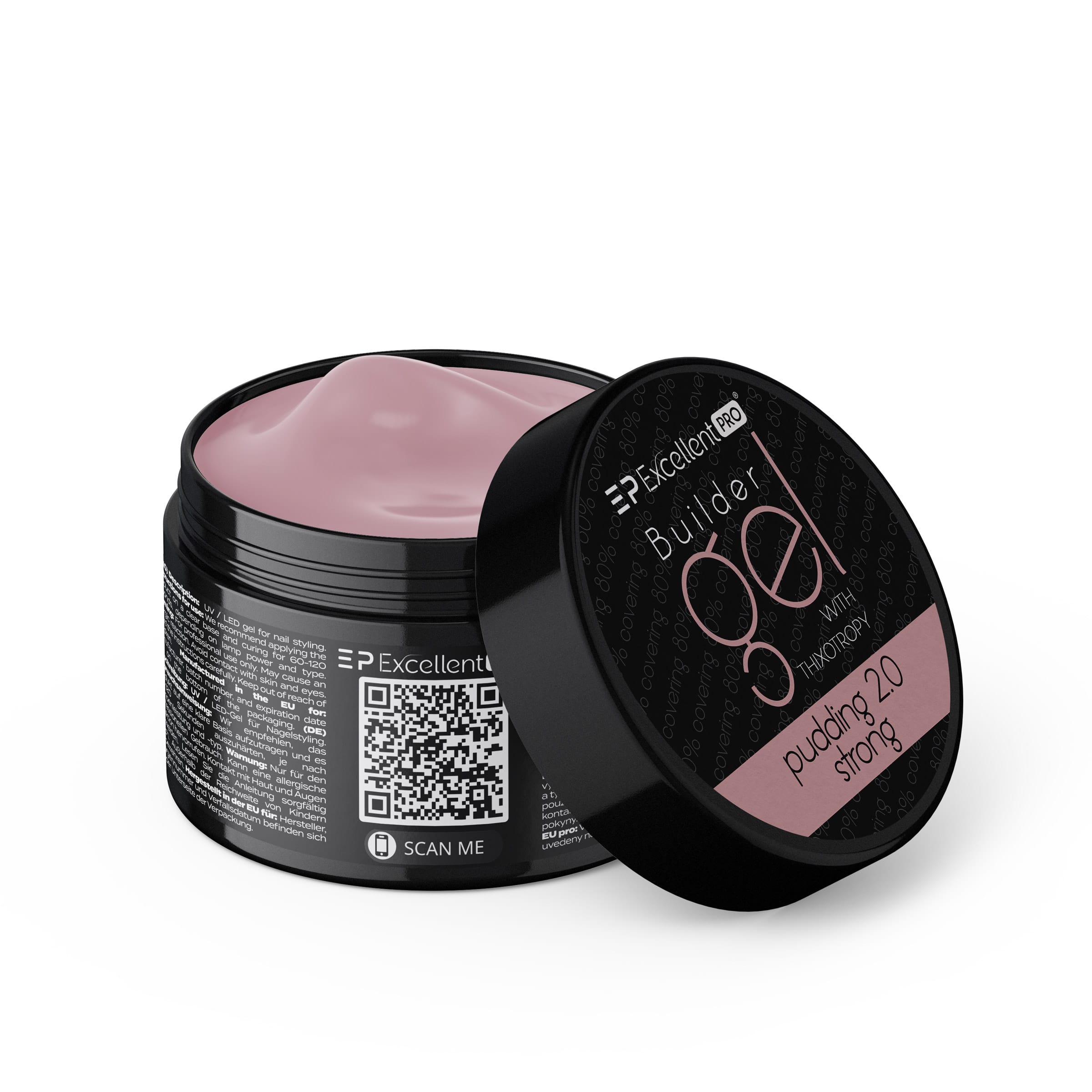 Excellent PRO Builder Gel With Thixotropy Pudding 2.0 Strong 15g