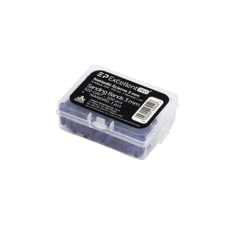 Excellent PRO Sanding bands 3mm 320 grit - 100 pcs