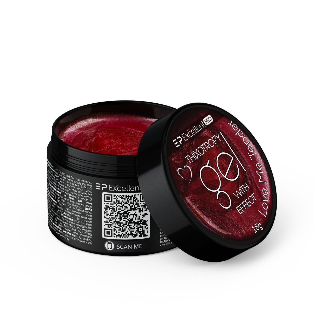Excellent PRO Thixotropy gel with effect Love Me Tender 15g
