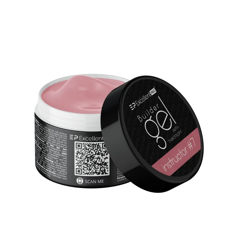 Excellent PRO Builder gel with thixotropy Instructor #7 TRAINER CAMOUFLAGE 15g