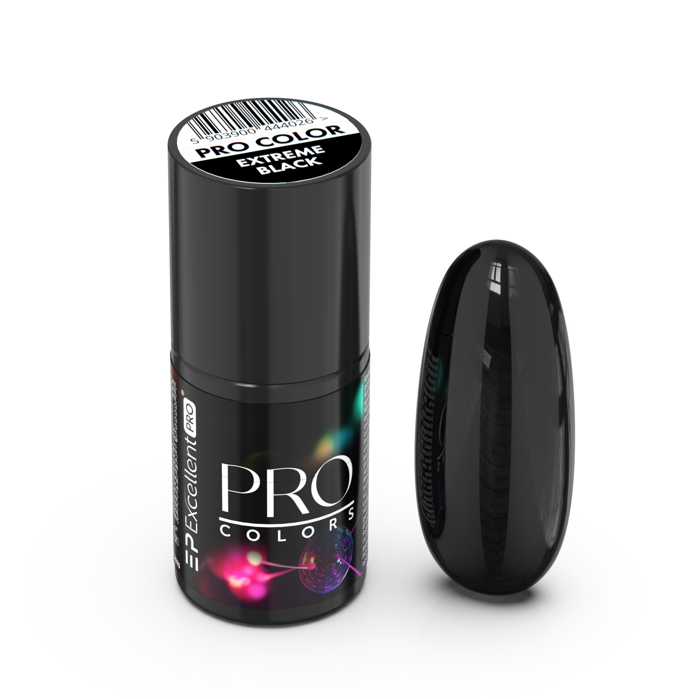 Excellent PRO Colors 070 BLACK (ONE COAT 070 EXTREME BLACK) 7g