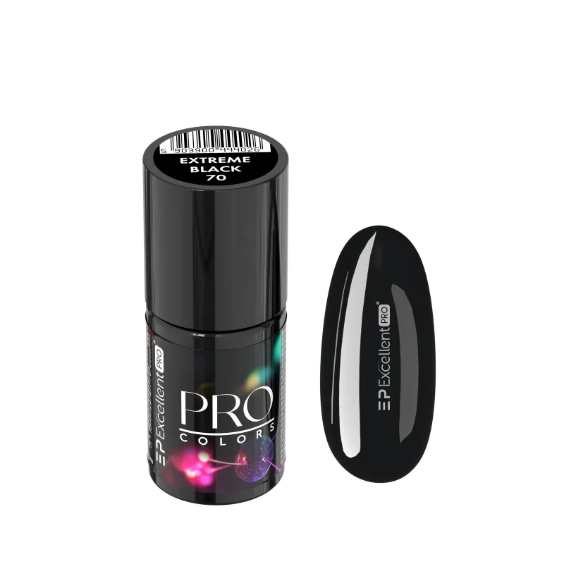 Excellent PRO Colors 070 BLACK (ONE COAT 070 EXTREME BLACK) 7g