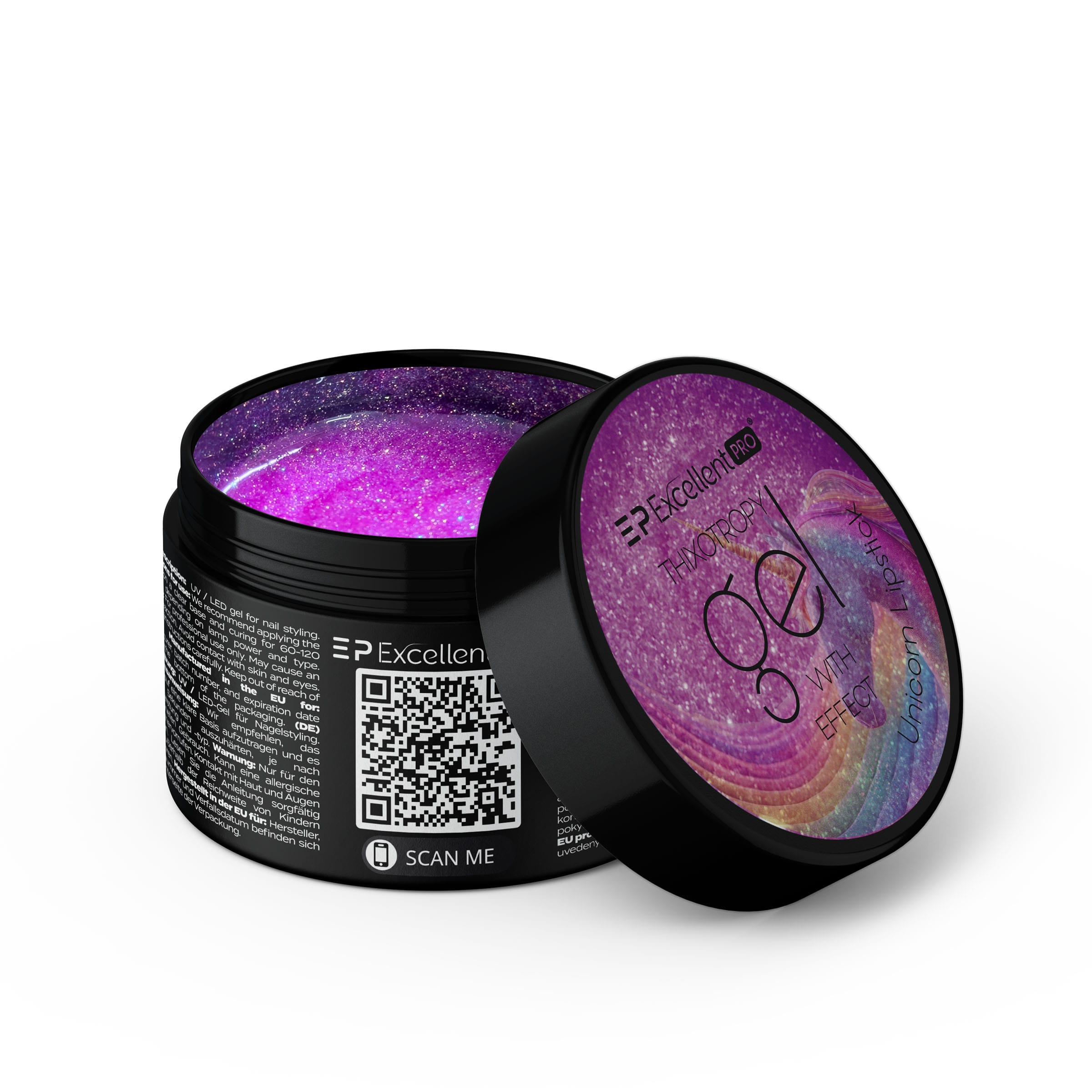 Excellent PRO Thixotropy gel with effect Unicorn lipstick 50g