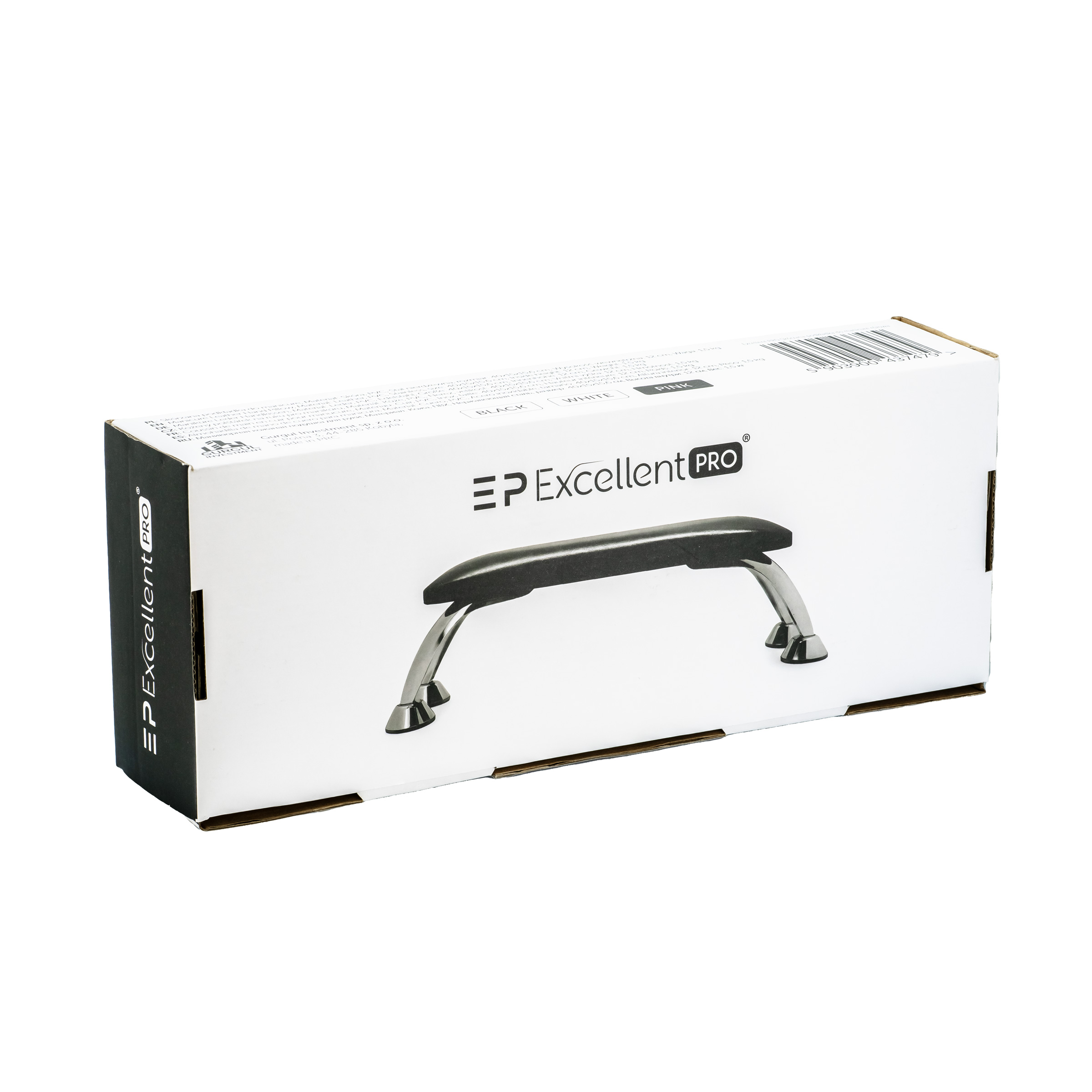 Excellent PRO Skórzana podkładka do manicure różowa - 2