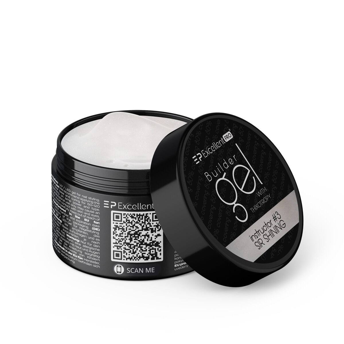 Excellent PRO Builder gel with thixotropy Instructor #3 SIR SHINING 50g
