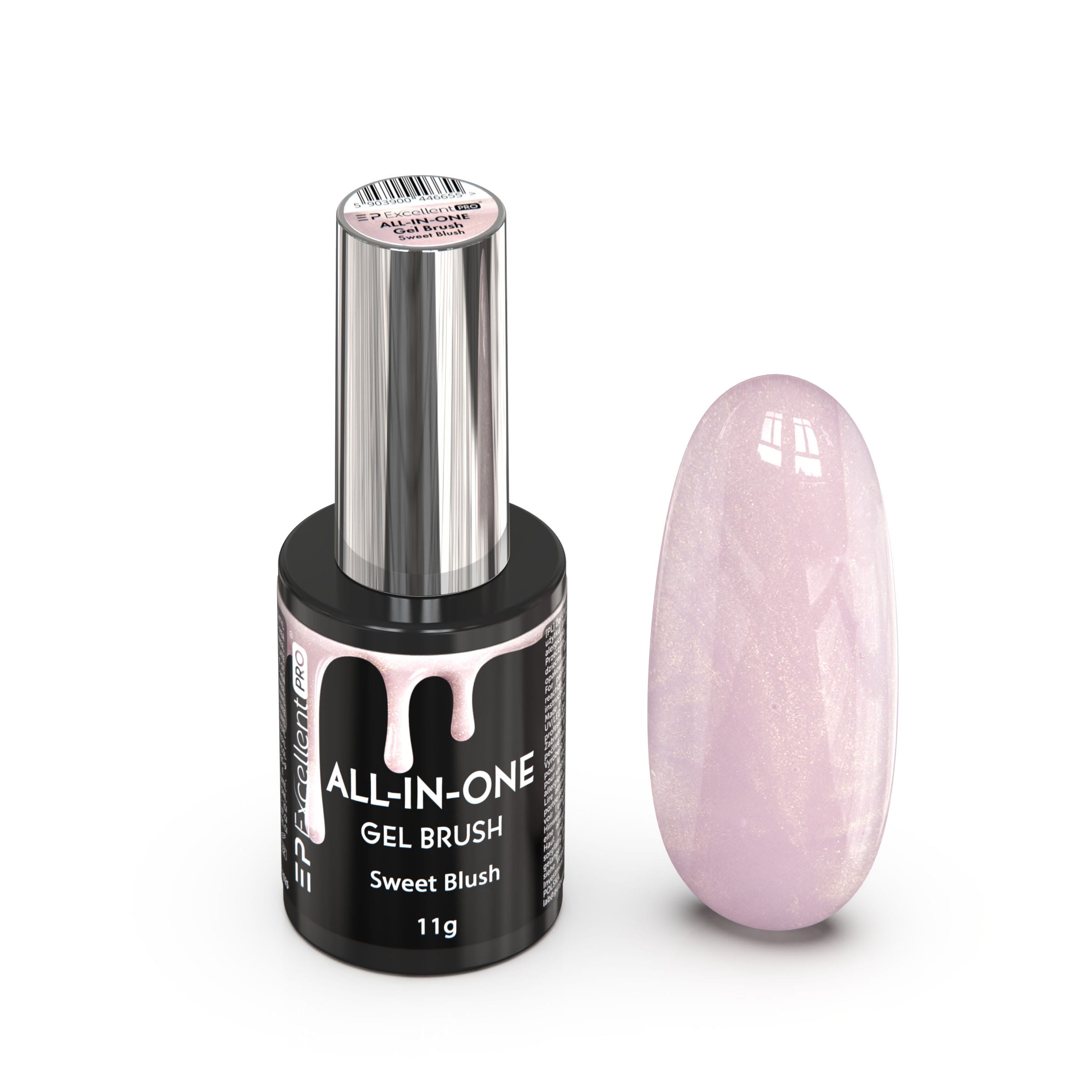 Excellent PRO ALL-IN-ONE Gel Brush Sweet Blush 11g