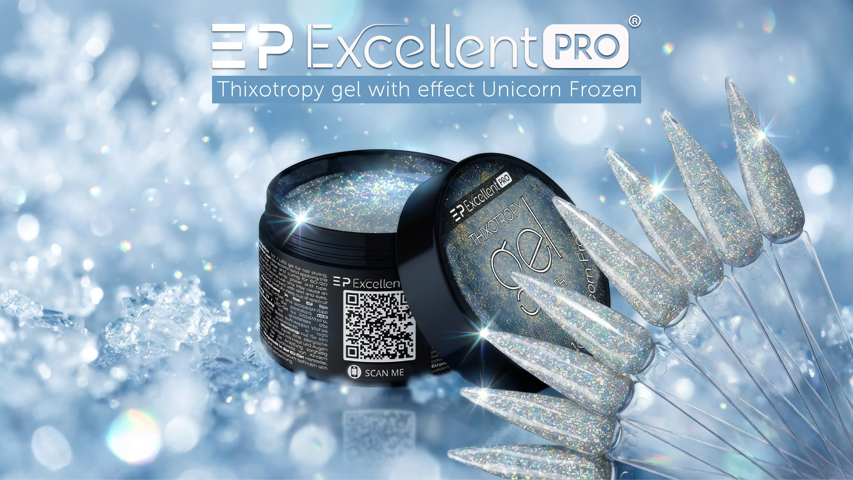 Thixotropy Gel With Effect Unicorn Frozen Thixotropy Gel With Effect Unicorn Frozen