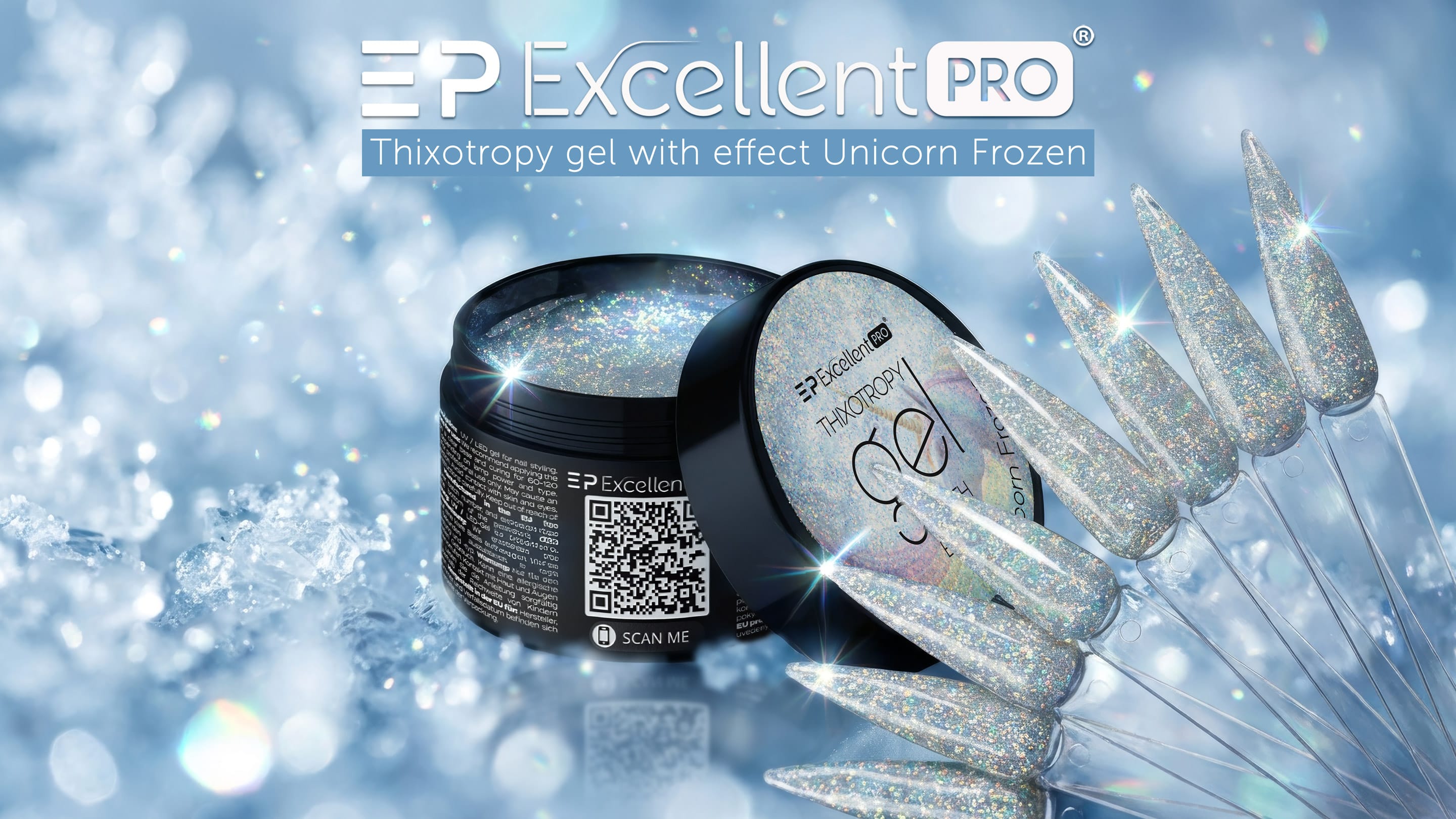 Thixotropy Gel With Effect Unicorn Frozen