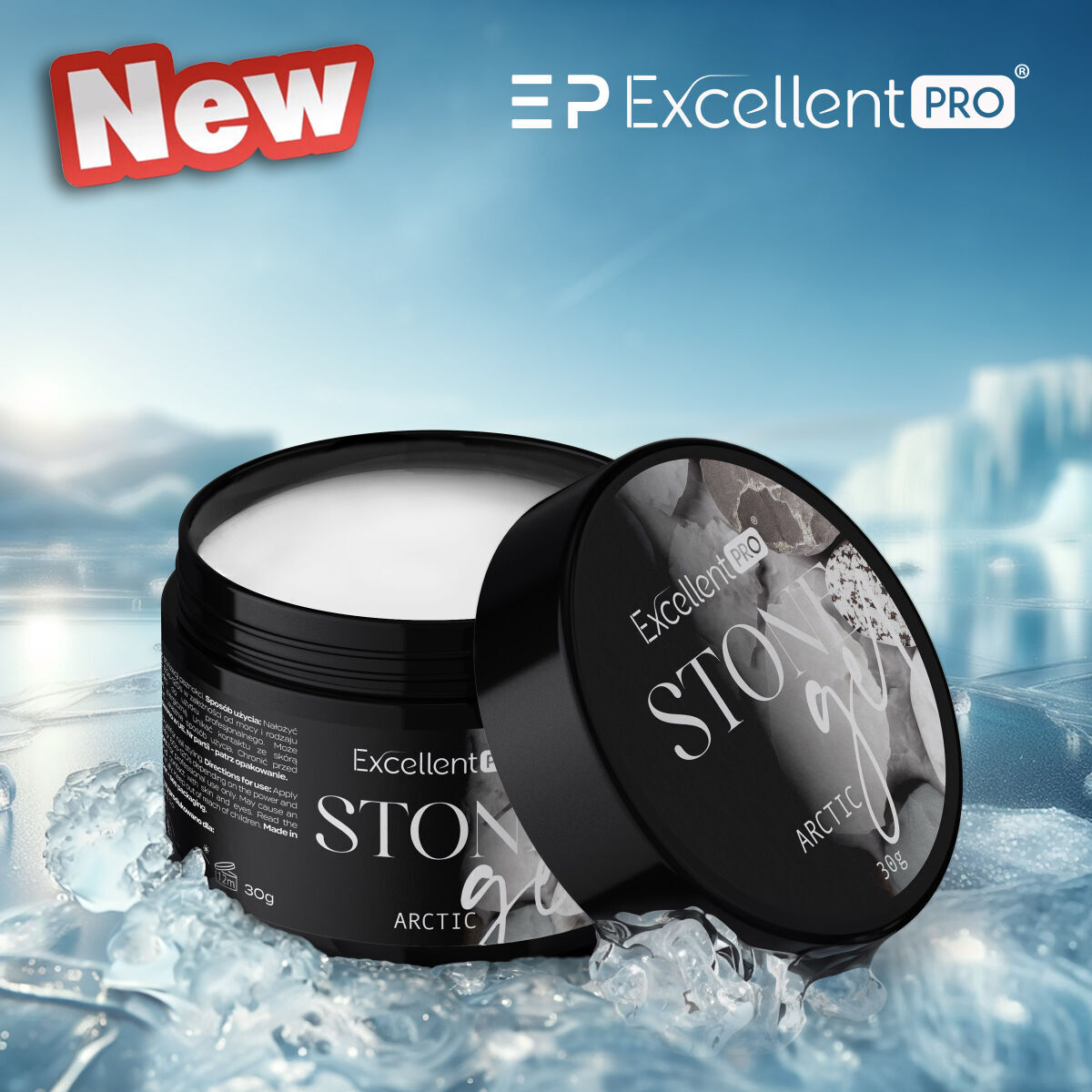 Excellent PRO Stone Gel Arctic