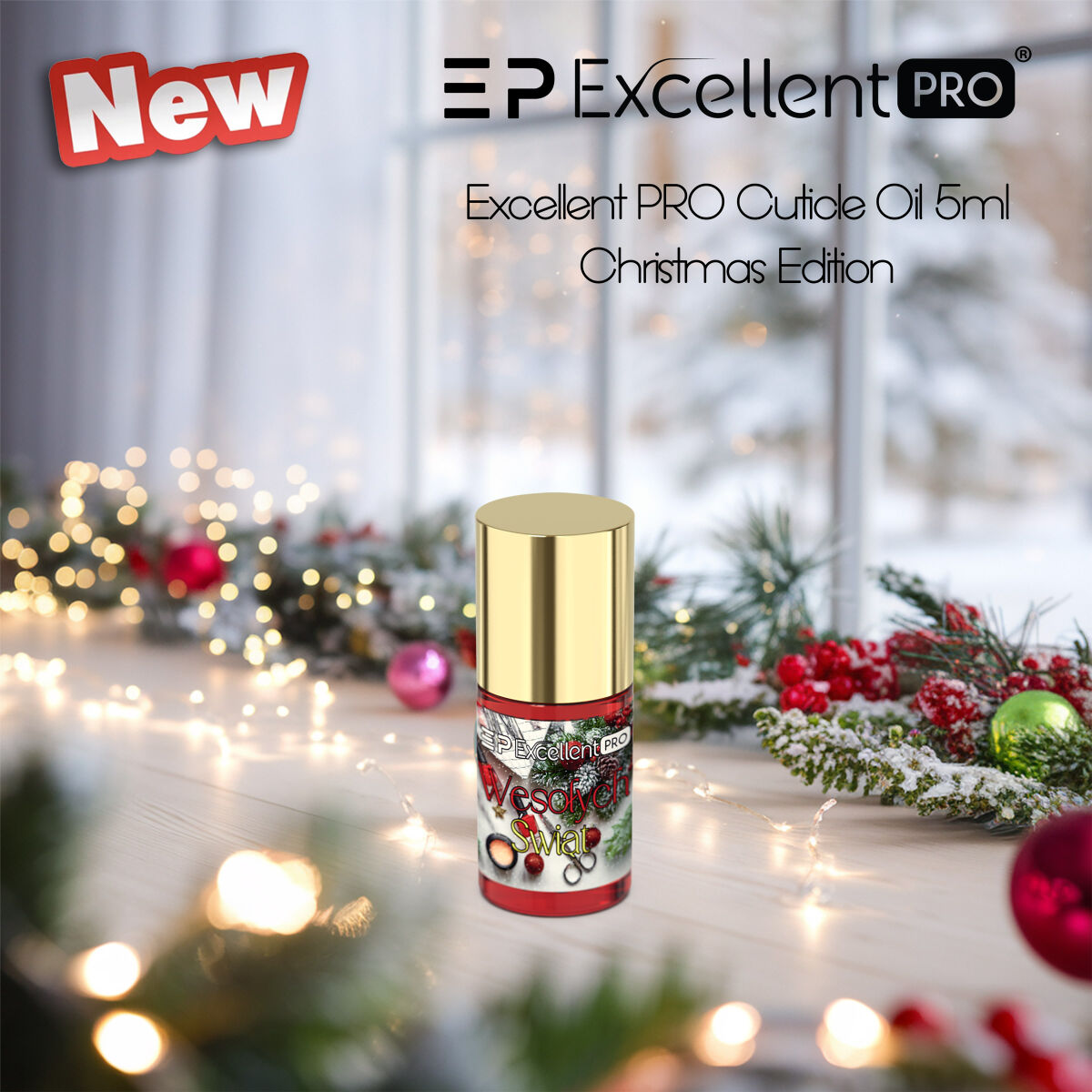 Excellent PRO Cuticle Oil 5ml Christmas Edition