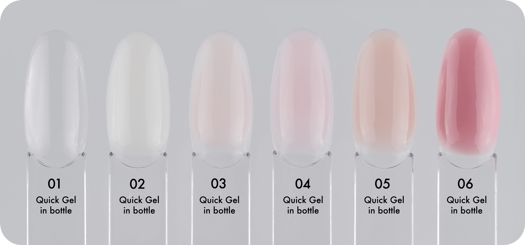 Excellent PRO Quick Gel in Bottle Swatch